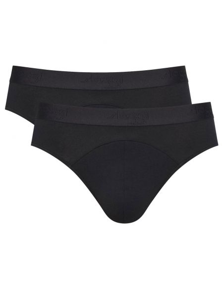 Sloggi Heren Ever Soft Brief 2Pack Zwart