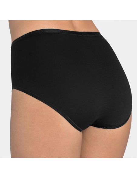 Sloggi Femmes Romance Maxi Slip Noir