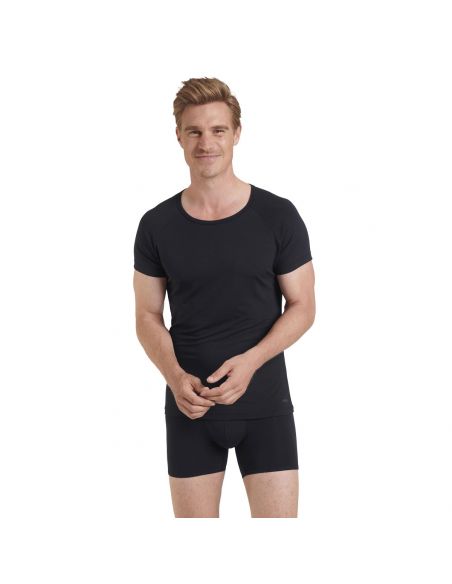 Sloggi Heren Ever Soft O-Neck Zwart