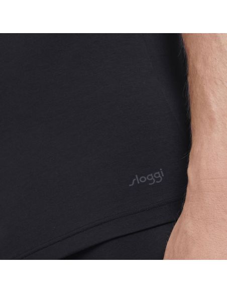 Sloggi Heren Ever Soft O-Neck Zwart