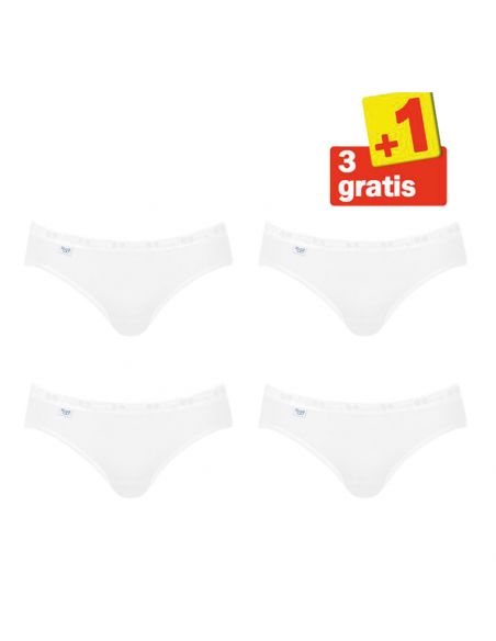 Sloggi Basic Mini Slip 4pack White