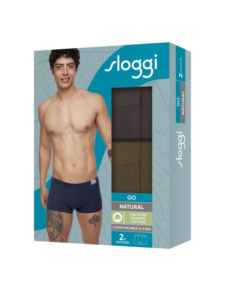 Sloggi Men GO Natural Hipster C2P 2Pack M004 Sloggi Men GO Natural Hipster C2P 2Pack M004