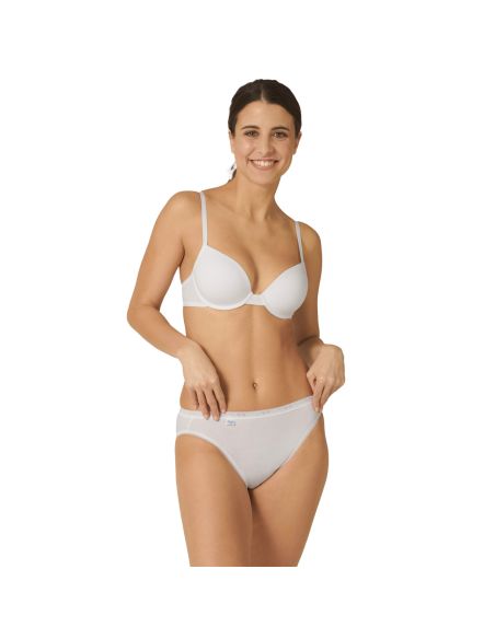 Sloggi Dames Basic Tai Slip 4Pack White