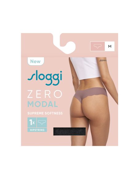Sloggi Dames Zero Modal 2.0 Hip-String Zwart