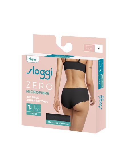 Sloggi Dames Zero Microfibre 2.0 Short Zwart Sloggi Dames Zero Microfibre 2.0 Short Zwart