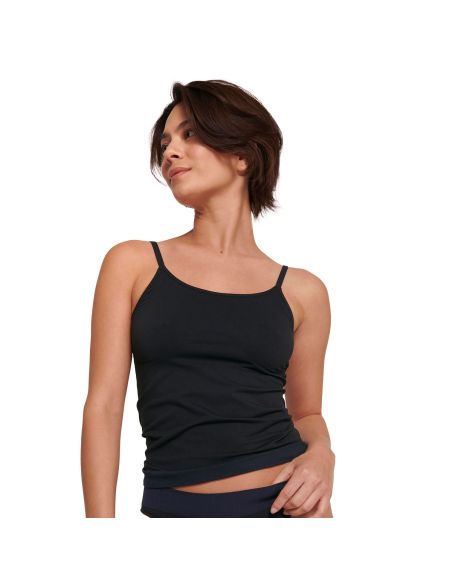 Sloggi EVER Infused Aloe Spaghetti Shirt Zwart