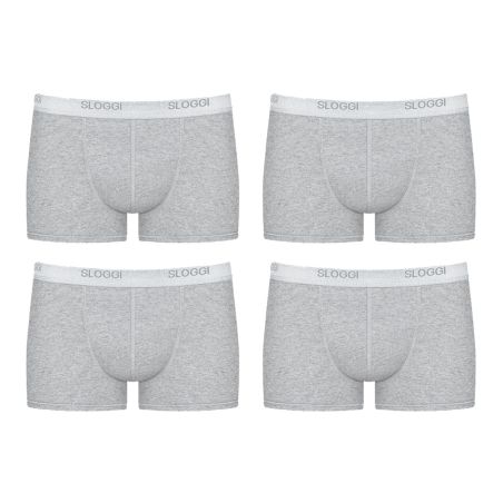 Sloggi Men Basic Short 4pack Grey 3+1 Gratis