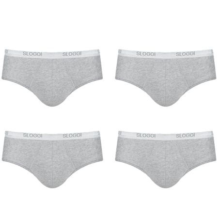 Sloggi Men Basic Midi 4Pack Grey 3+1 Gratis