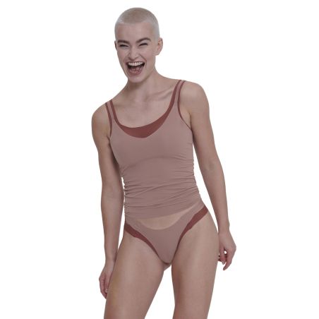 Sloggi Zero Feel 2.0 Spaghetti Top Cacao