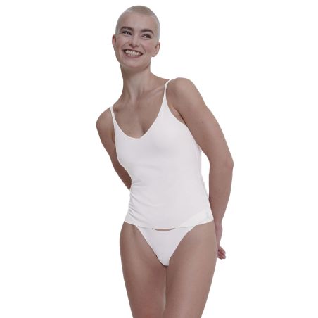 Sloggi Zero Feel 2.0 Spaghetti Top Ivoor