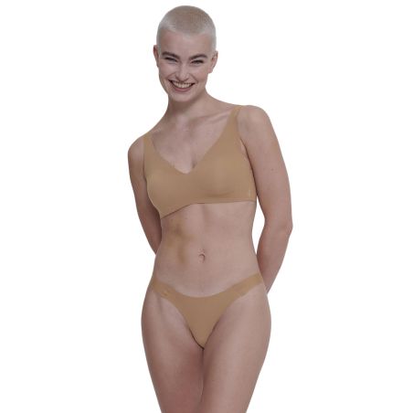 Sloggi Dames Zero Feel 2.0 Tiny Tanga Beige
