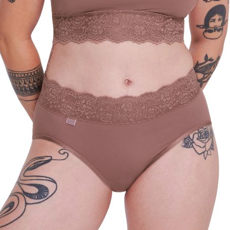 Sloggi Romance Midi Slip Cacao