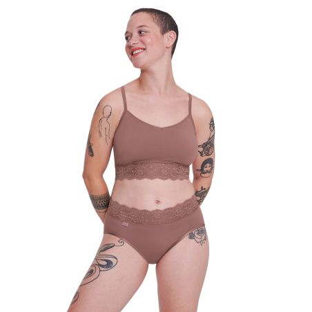 Sloggi Romance Midi Slip Cacao