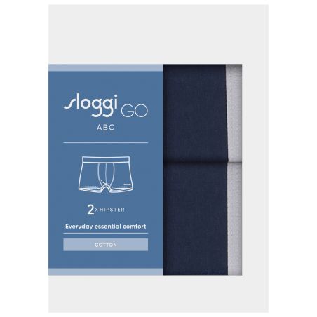 Sloggi Men GO ABC 2.0 Hipster 2Pack Blauw