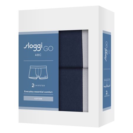 Sloggi Men GO ABC 2.0 Hipster 2Pack Blauw