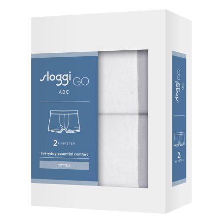 Sloggi Men GO ABC 2.0 Hipster 2Pack Wit