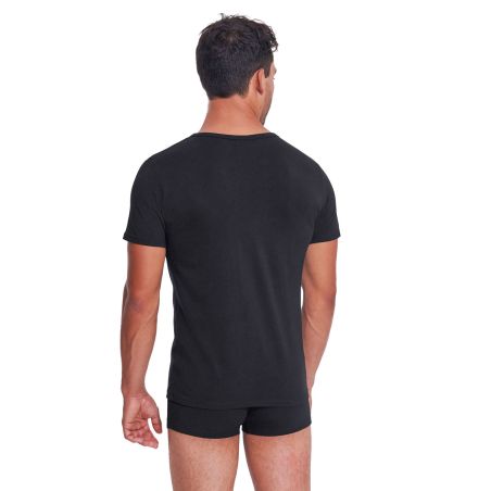 Sloggi Men GO ABC 2.0 T-shirt 2pack Zwart