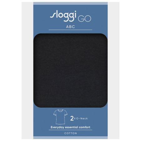Sloggi Men GO ABC 2.0 T-shirt 2pack Zwart
