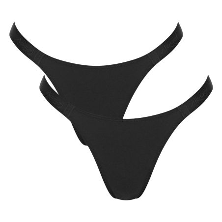 Sloggi Dames GO Casual Tiny Tanga 2Pack Zwart