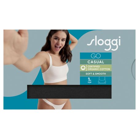 Sloggi Dames GO Casual Top Zwart