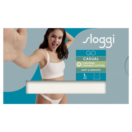 Sloggi Dames GO Casual Top Ivoor