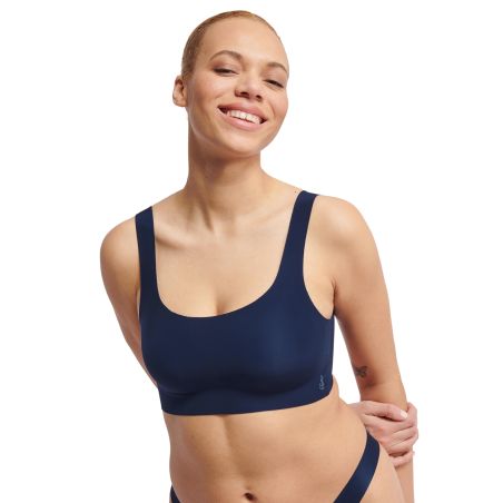 Sloggi Femme Zero Feel 2.0 Top soutien-gorge Navy Blue Sloggi Femme Zero Feel 2.0 Top soutien-gorge Navy Blue
