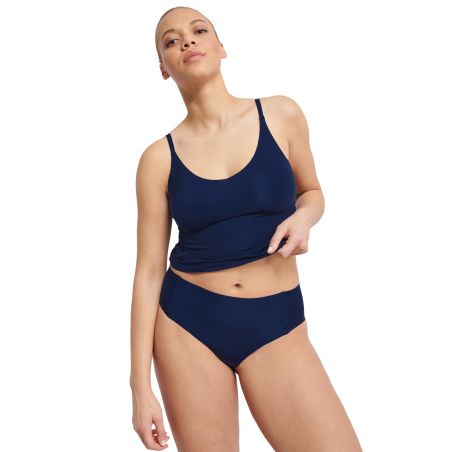 Sloggi Femme Zero Feel 2.0 Culotte taille haute Navy Blue