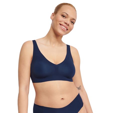 Sloggi Dames Zero Feel 2.0 Bralette Navy Blue