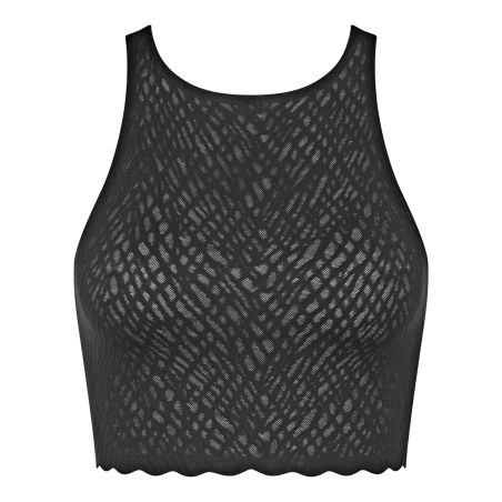 Sloggi Zero Feel Bliss Crop Top Zwart