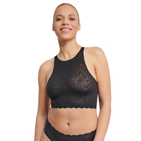 Sloggi Zero Feel Bliss Crop Top Zwart