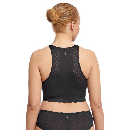 Sloggi Zero Feel Bliss Crop Top Zwart