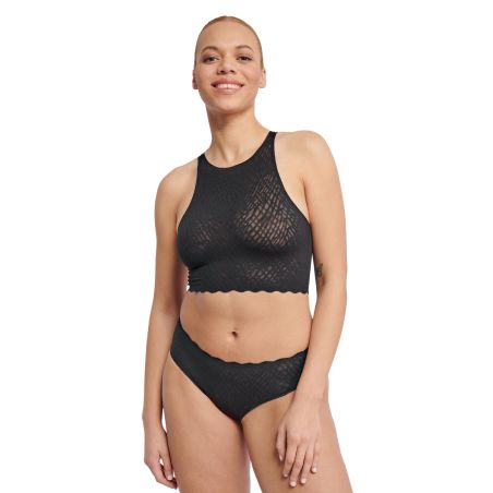 Sloggi Zero Feel Bliss Crop Top Zwart