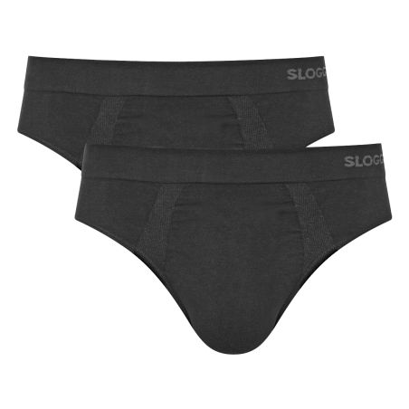 Sloggi Men GO Smooth Brief 2Pack Zwart Sloggi Men GO Smooth Brief 2Pack Zwart
