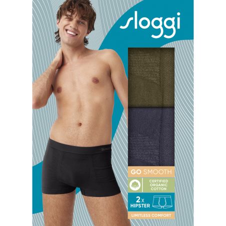 Sloggi Men GO Smooth Hipster 2Pack M010 Sloggi Men GO Smooth Hipster 2Pack M010