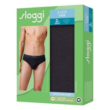 Sloggi Homme Ever Ease Brief 2Pack Noir Sloggi Homme Ever Ease Brief 2Pack Noir