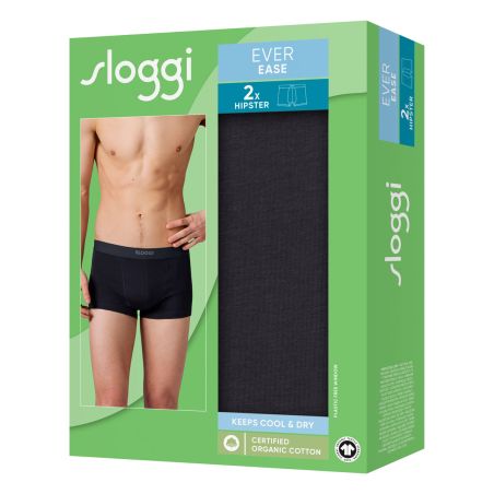 Sloggi Homme Ever Ease Hipster 2Pack Noir