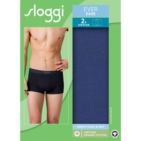 Sloggi Men Ever Ease Hipster 2Pack Blauw