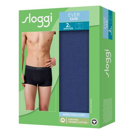 Sloggi Men Ever Ease Hipster 2Pack Blauw