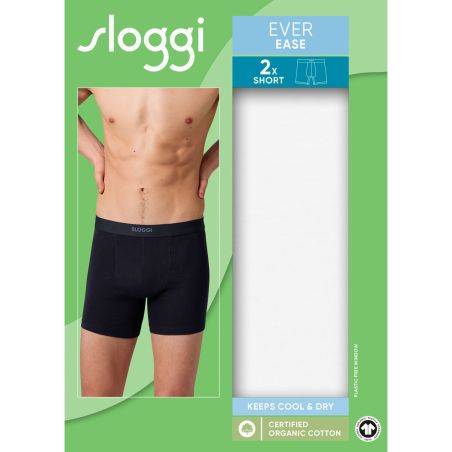 Sloggi Men Ever Ease Short 2Pack Wit