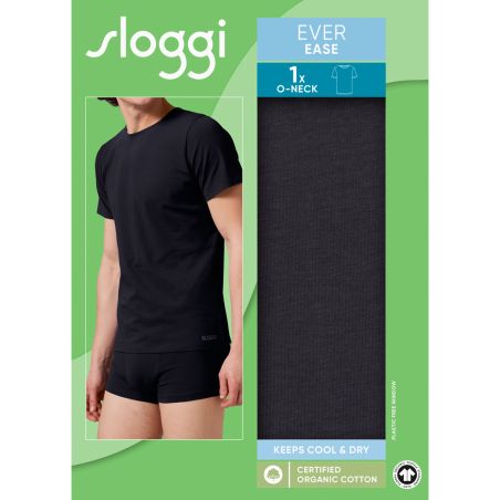 Sloggi Homme Ever Ease O-Neck Chemise Noir