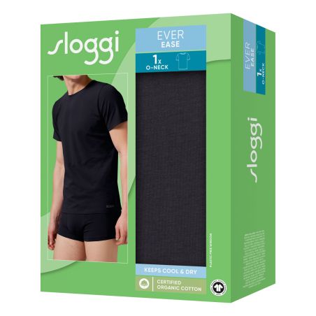Sloggi Homme Ever Ease O-Neck Chemise Noir