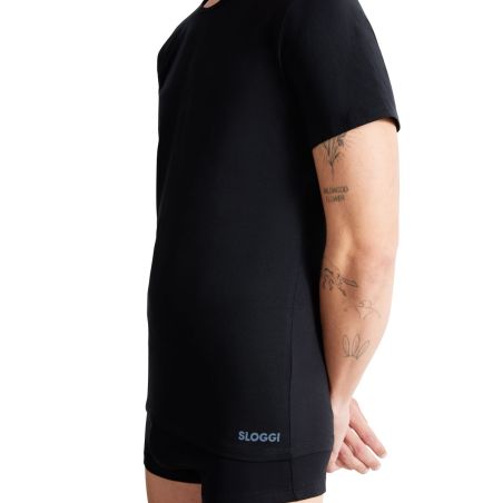 Sloggi Heren Ever Ease O-Neck Zwart