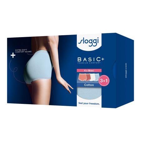 Sloggi Femme Basic Maxi Culotte 4 pack C4P V022 3+1 gratui