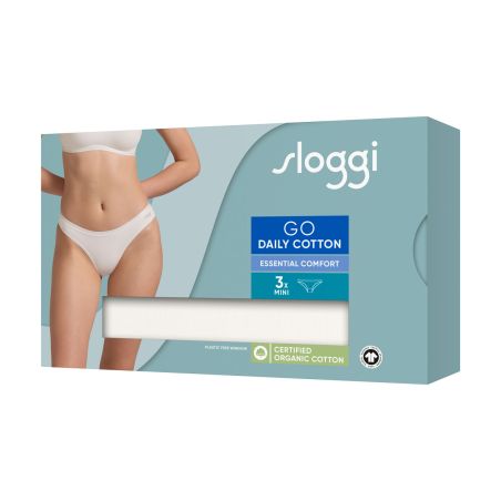 sloggi GO Daily Cotton Mini 3P Ivoor
