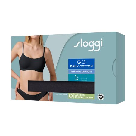 sloggi GO Daily Cotton Top Zwart