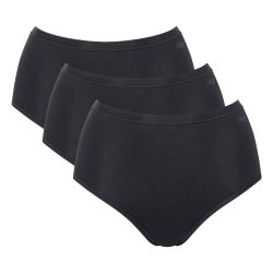 sloggi GO Daily Cotton Highwaist 3P Zwart
