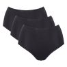 Sloggi Dames GO Daily Cotton Highwaist 3Pack Zwart