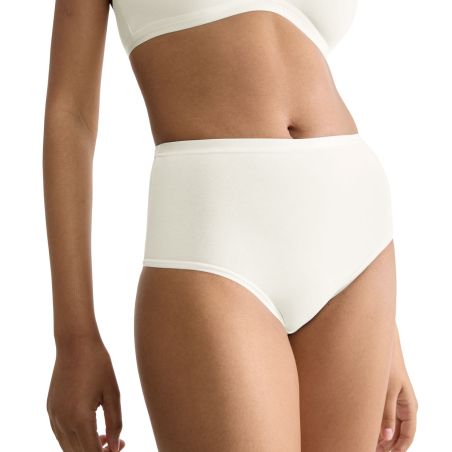 sloggi GO Daily Cotton Highwaist 3P Ivoor