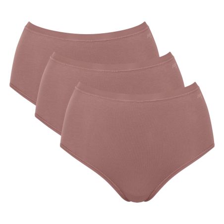 sloggi GO Daily Cotton Highwaist 3P Cacao