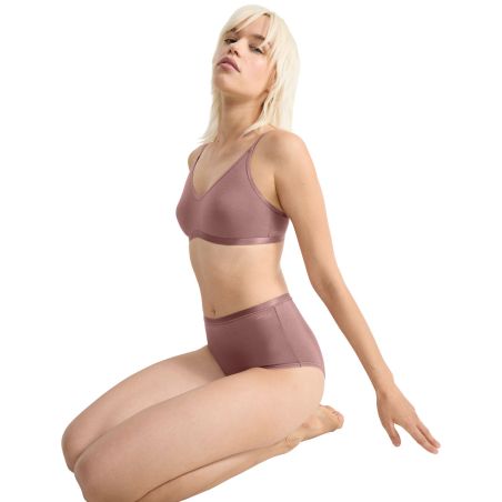 sloggi GO Daily Cotton Highwaist 3P Cacao